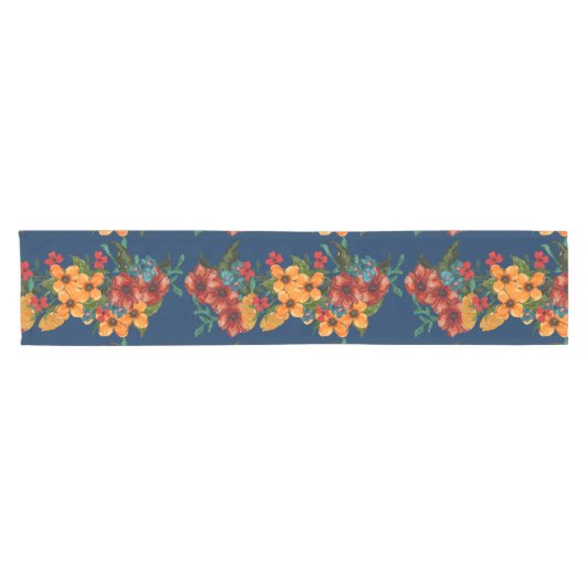 Herfst Flowers  Table Runner Korte Tafelloper (Horizontaal)