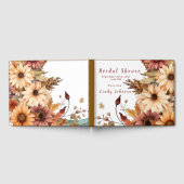 Herfst Flowers Vrijgezellenfeest gastenboek (Volledig)