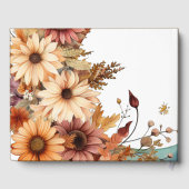 Herfst Flowers Vrijgezellenfeest gastenboek (Achterkant)