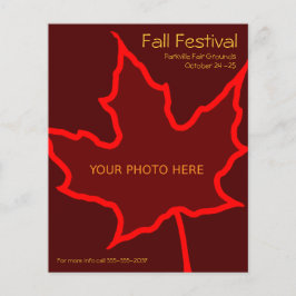 Herfst Flyer-Sjabloon Flyer