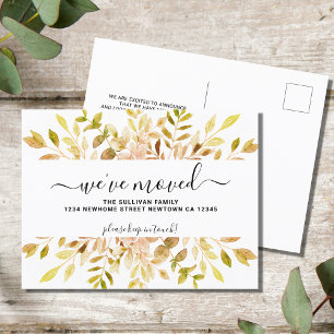 Herfst Foliage Announcement Briefkaart