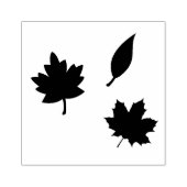 Herfst Foliage Art Stamp Rubberstempel (Afrduk)