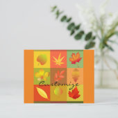 Herfst Foliage Autumn laat Thunder_Cove vallen Briefkaart (Staand voorkant)