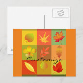 Herfst Foliage Autumn laat Thunder_Cove vallen Briefkaart (Voorkant / Achterkant)