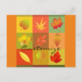 Herfst Foliage Autumn laat Thunder_Cove vallen Briefkaart (Voorkant)