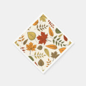 Herfst Foliage Autumn verlaat Thanksgiving Party Servetten (Hoek)