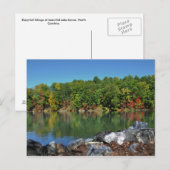 Herfst Foliage bij Lake James, North Carolina Briefkaart (Voorkant / Achterkant)