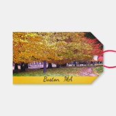 Herfst Foliage Cadeaulabel (Voorkant (Horizontaal))