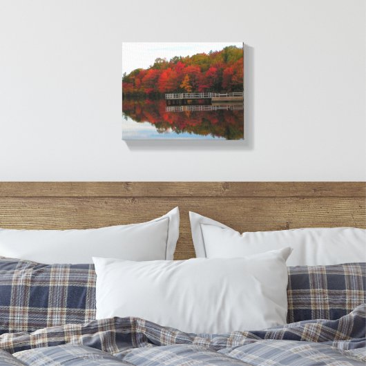 Herfst Foliage Canvas Afdruk (Insitu (Slaapkamer))