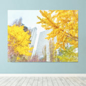 Herfst Foliage Canvas Afdruk (Insitu (Houten vloer))