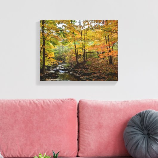 Herfst Foliage Canvas Afdruk (Insitu (Woonkamer))