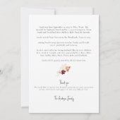 Herfst Foliage Celebration of Life Foto Kaart (Achterkant)