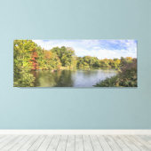 Herfst Foliage Central Park New York City Canvas Afdruk (Insitu (Houten vloer))
