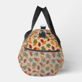 Herfst Foliage Cream Patroon Duffel Bag Plunjezak (Rechts)