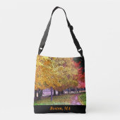 Herfst Foliage Crossbody Tas (Achterkant)