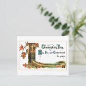 Herfst Foliage en Thanksgiving Feestdagenkaart (Staand voorkant)