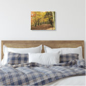 Herfst Foliage Foto Serene Herfst Bossen Canvas Afdruk (Insitu (Slaapkamer))