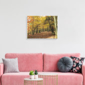 Herfst Foliage Foto Serene Herfst Bossen Canvas Afdruk (Insitu (Woonkamer))