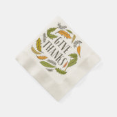 Herfst Foliage Geef Bedankt Thanksgiving Napkin Servetten (Hoek)