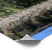 Herfst Foliage grenzend aan een Marsh Orton-effect Poster (Hoek)