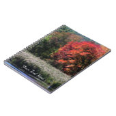 Herfst Foliage grenzend aan een Natuur in Marsh Notitieboek (Linkerzijde)