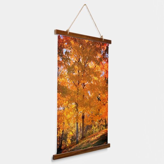 Herfst Foliage Hangend Wandkleed (Gebogen)