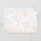 Herfst Foliage herfst Dank u Baby shower Bedankkaart (Achterkant)