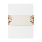 Herfst Foliage Herfst Kleuren Ivoor Uitnodigingen Wikkel (Achterkant Voorbeeld)