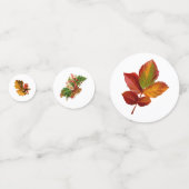 Herfst Foliage Herfst Tafel & Thanksgiving Confetti (Voorkanten)