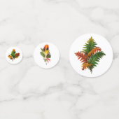 Herfst Foliage Herfst Tafel & Thanksgiving Confetti (Achterkanten)