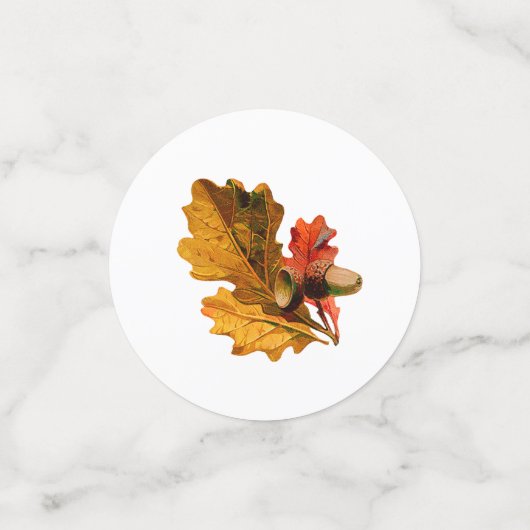 Herfst Foliage Herfst Tafel & Thanksgiving Confetti (Kleine voorkant)