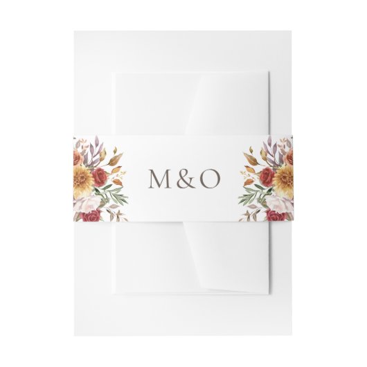 Herfst Foliage herfstkleuren Uitnodigingen Wikkel (Voorkant Voorbeeld)