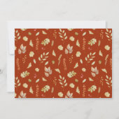 Herfst Foliage Homestead Nieuw adres Verhuizen Aankondiging (Achterkant)