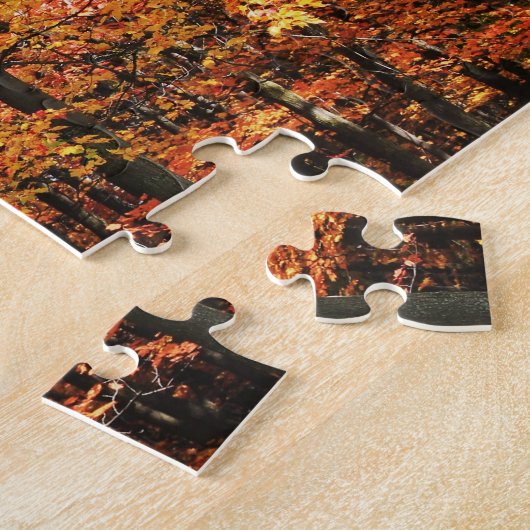 Herfst Foliage in New England Legpuzzel (Zijkant)