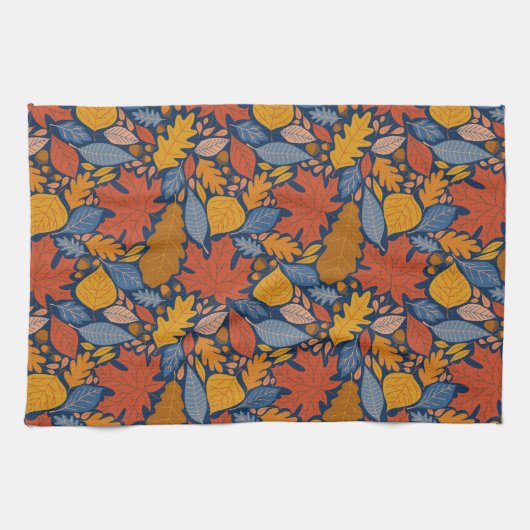 Herfst Foliage Kitchen Towel Theedoek (Horizontaal)