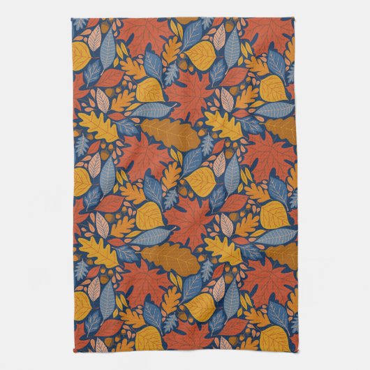 Herfst Foliage Kitchen Towel Theedoek (Verticaal)