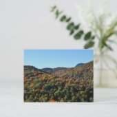 Herfst Foliage langs de Blauwe Ridge Parkway, NC Briefkaart (Staand voorkant)