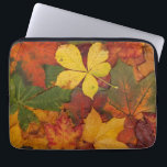 Herfst Foliage Laptop Sleeve<br><div class="desc">Een kleurrijk collectie van de herfst. Een verscheidenheid aan bladeren die in de herfst van kleur veranderen.</div>