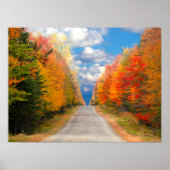 Herfst Foliage New England Poster (Voorkant)