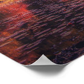 Herfst Foliage New York Lake Fotografie Poster (Hoek)