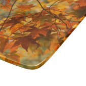 Herfst Foliage Oranje Natuur najaar Snijplank (Hoek)