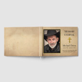 Herfst Foliage Orthodox Christelijk Funeral Gastenboek (Volledig)