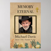 Herfst Foliage Orthodox Christelijk Funeral Poster (Voorkant)