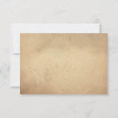 Herfst Foliage Orthodox Christelijk Funeral RSVP Kaartje (Achterkant)