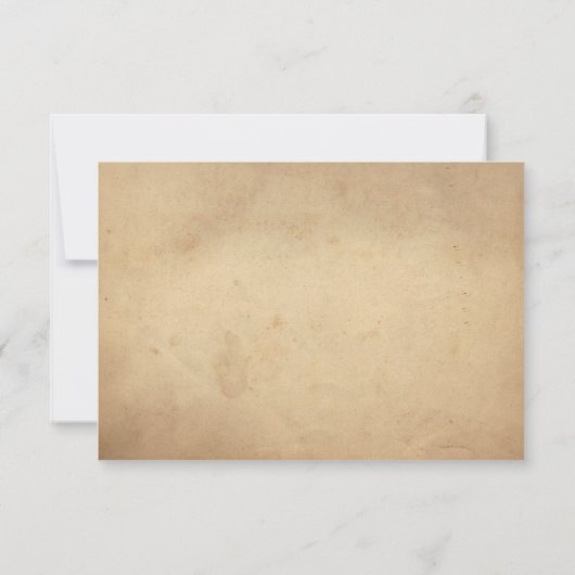 Herfst Foliage Orthodox Christelijk Funeral RSVP Kaartje (Achterkant)