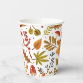 Herfst Foliage Paper Cup Papieren Bekers (Links)