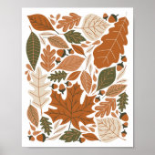 Herfst Foliage Poster (Voorkant)