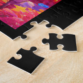 Herfst foliage psychedelische pompoenen breken kun legpuzzel (Zijkant)