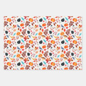 Herfst Foliage Pumpkin Halloween Theme Inpakpapier Vel (Voorkant 2)