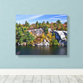 Herfst Foliage rond het Minnewaskameer Canvas Afdruk (Insitu (Houten vloer))